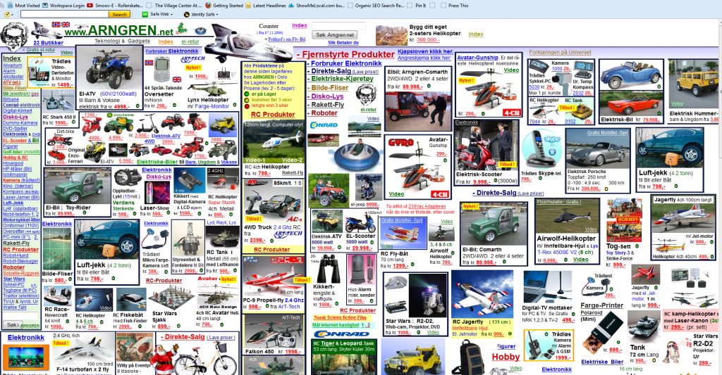 example of bad layout design