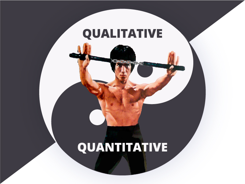 website analytics require a balance of two categories of metrics: qualitative and quantitative